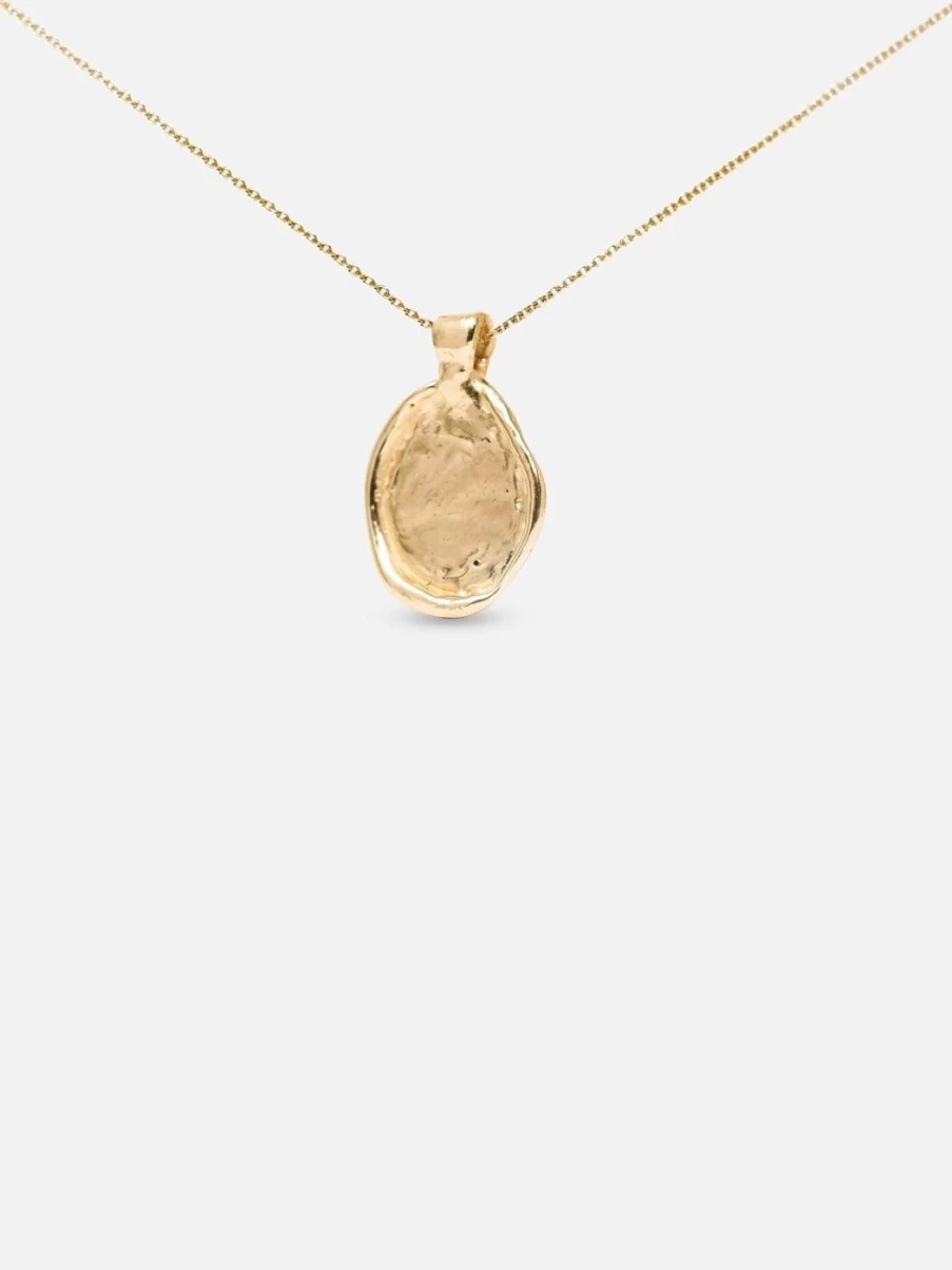 Mandy Reid Yellow Gold Fern Necklace - Elegant Botanical Jewelry