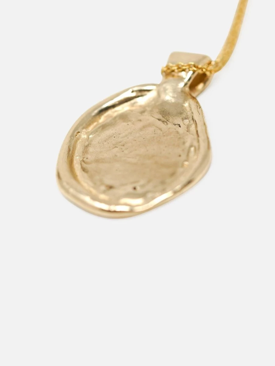 Mandy Reid Yellow Gold Fern Necklace - Elegant Botanical Jewelry