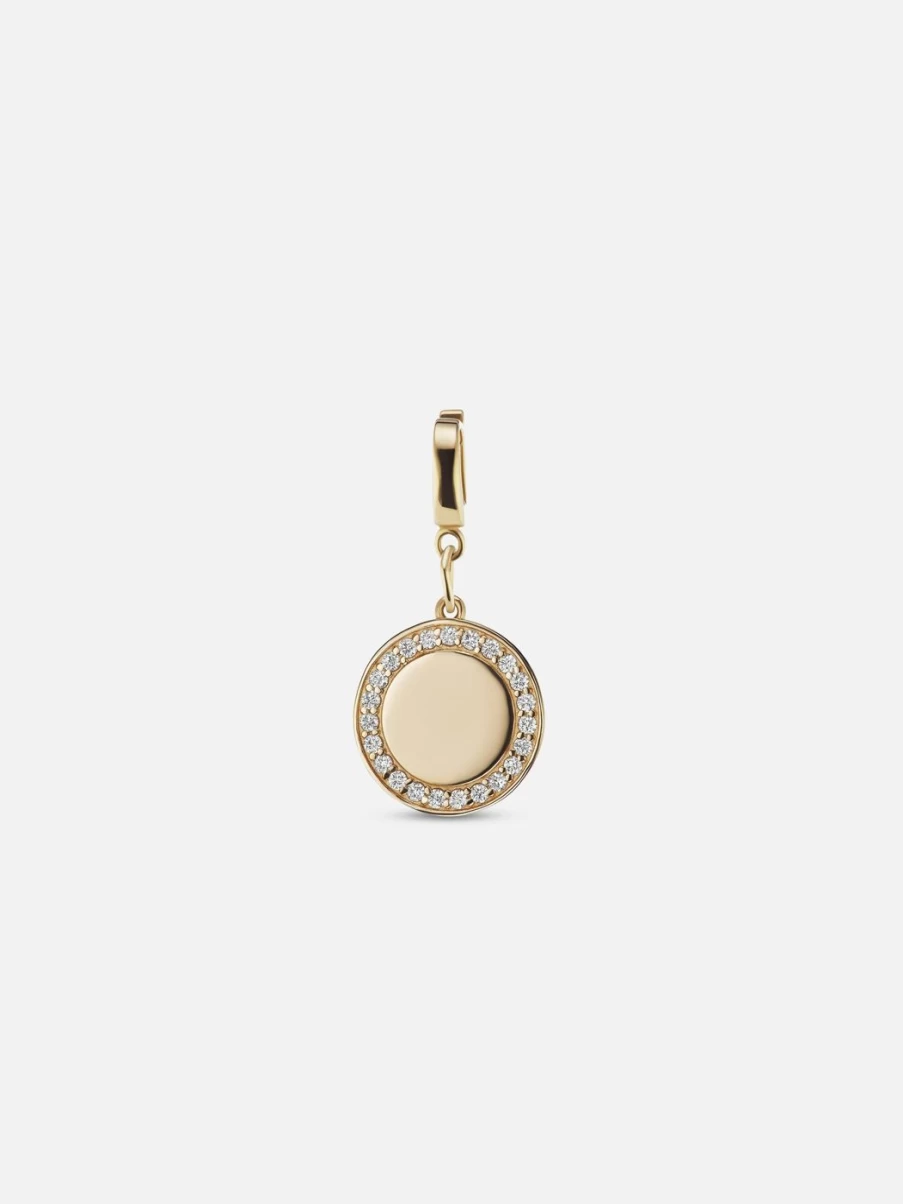 "The Gild Gold Diamond Signature Charm - Luxury Pendant Necklace"