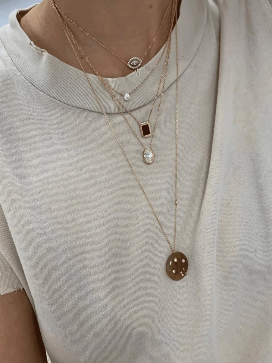 Bleecker & Prince Mini Carnelian Constellation Necklace - Handmade Gemstone Jewelry