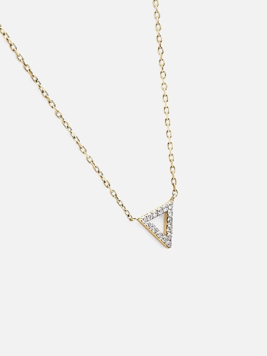 Noor Shamma Yellow Gold Troika Choker Necklace for Women