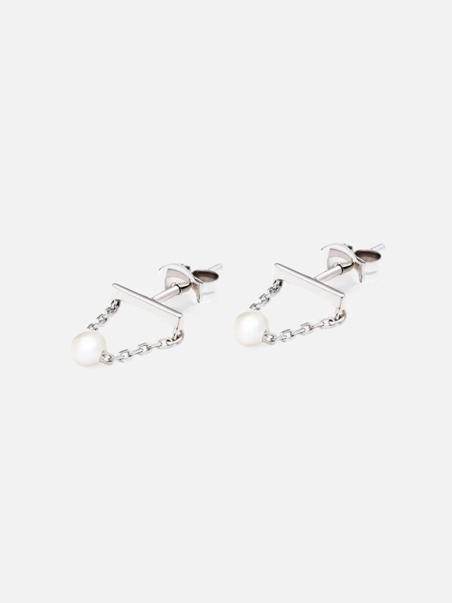 Noor Shamma Troika Solo Earrings - Unique Handcrafted Jewelry for Women