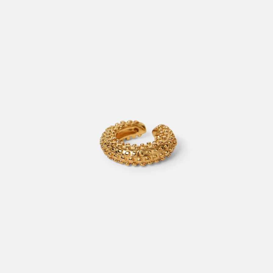 Paola Sighinolfi Electra Ear Cuff - Stylish Gold-Plated Hoop Ear Cuff for Women