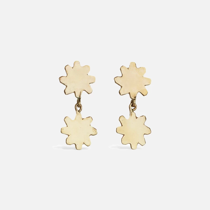 Ariana Boussard-Reifel Orion Bronze Earrings, Short Dainty Gold-Tone Hoops