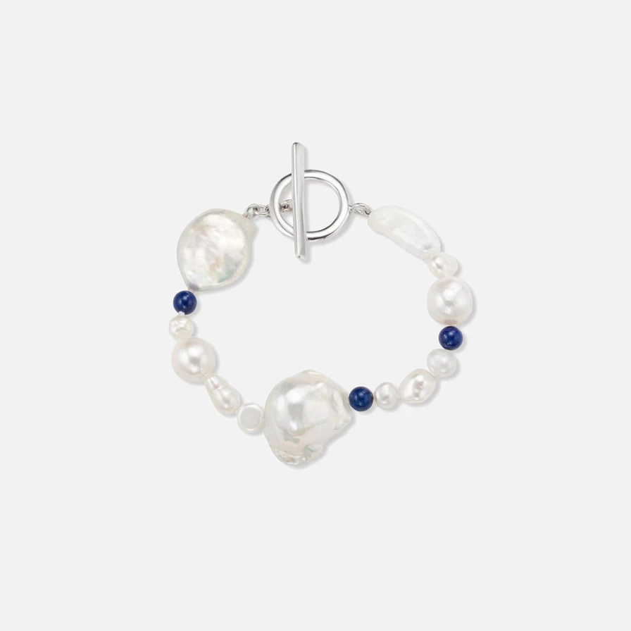 AGMES Amelie Gold-Tone Chain Bracelet - Minimalist Dainty Jewelry for Women