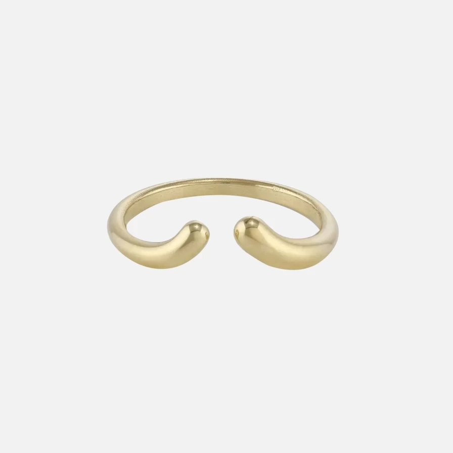 White/Space Nesting Cuff Bracelet - Stackable Minimalist Bangle for Women