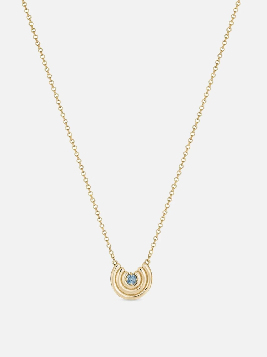ParkFord Petite Revival Birthstone Necklace - Elegant Personalized Jewelry for Women