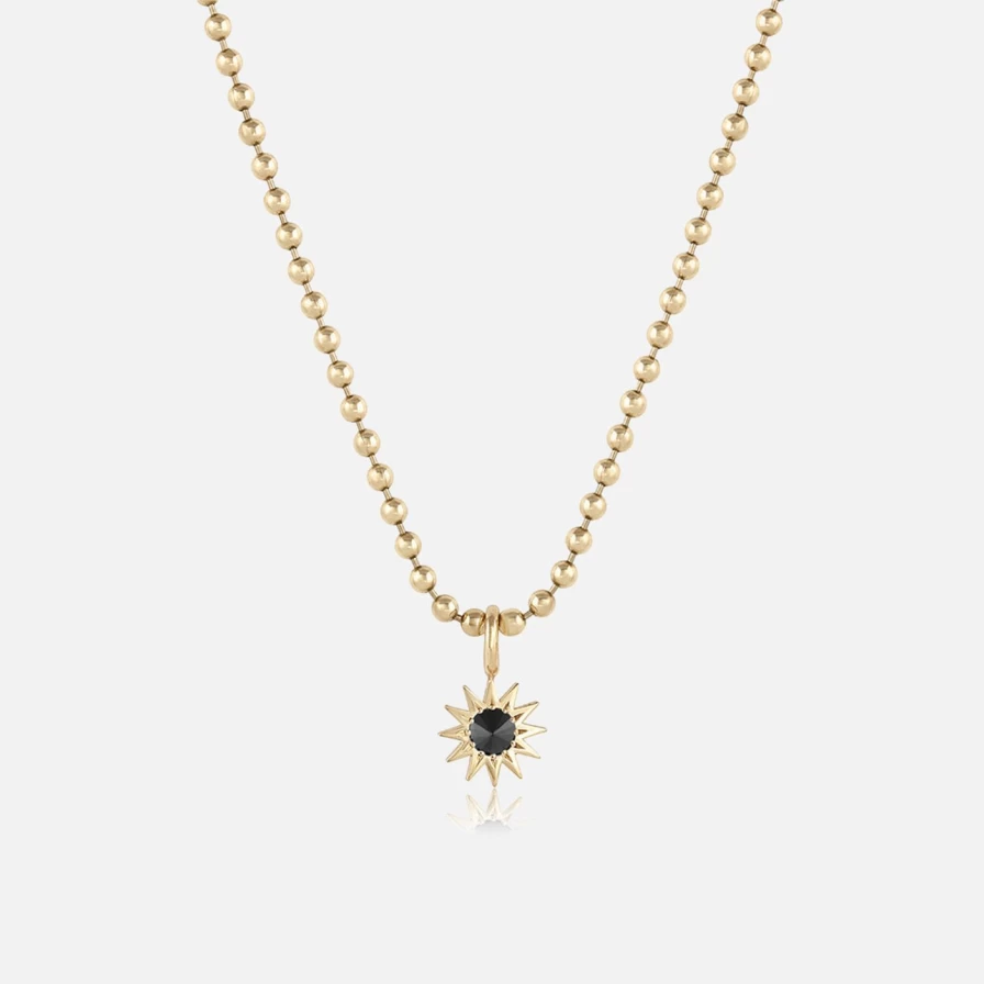 14K Yellow Gold Inverted Diamond Spur Charm by EMBLM Fine Jewelry