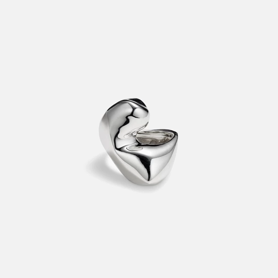AGMES Sterling Silver Turner Ring