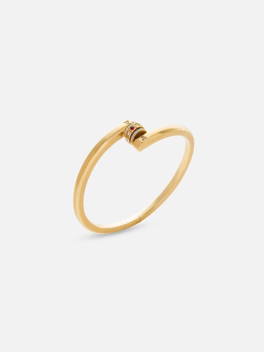 18K Yellow Gold Codette Bracelet by James Banks Design – Elegant Luxury Jewelry