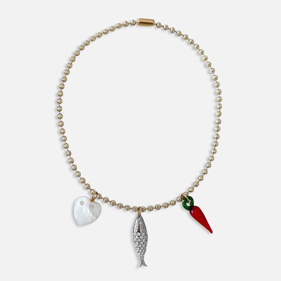 NOTTE Spice Things Up Charm Necklace - Elegant Dainty Pendant for Women