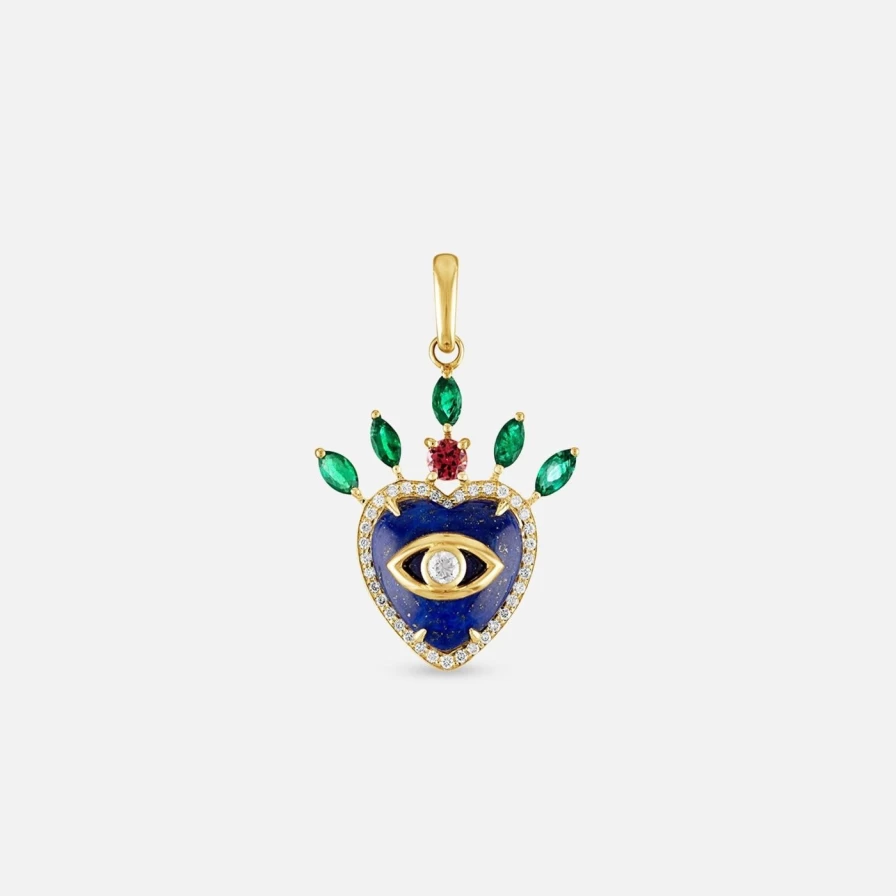 Eden Presley Queen Of Hearts Pendant Necklace - Elegant Jewelry Gift for Women