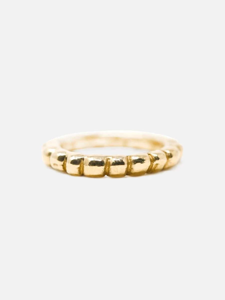 Mandy Reid Edie Yellow Gold Ring for Women - Elegant 14K Solid Gold Band