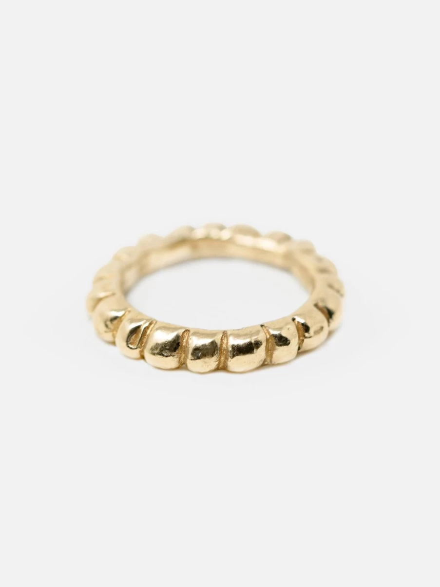 Mandy Reid Edie Yellow Gold Ring for Women - Elegant 14K Solid Gold Band