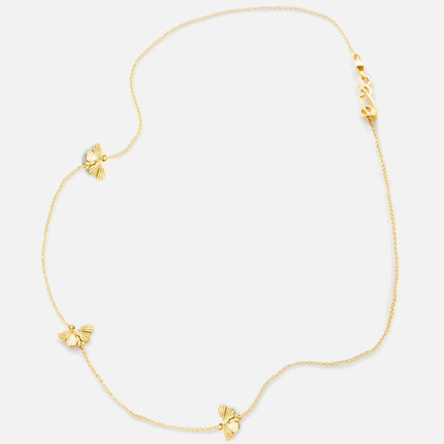James Banks Design Tiny Asterope 3 Migration Necklace - Elegant Handcrafted Jewelry