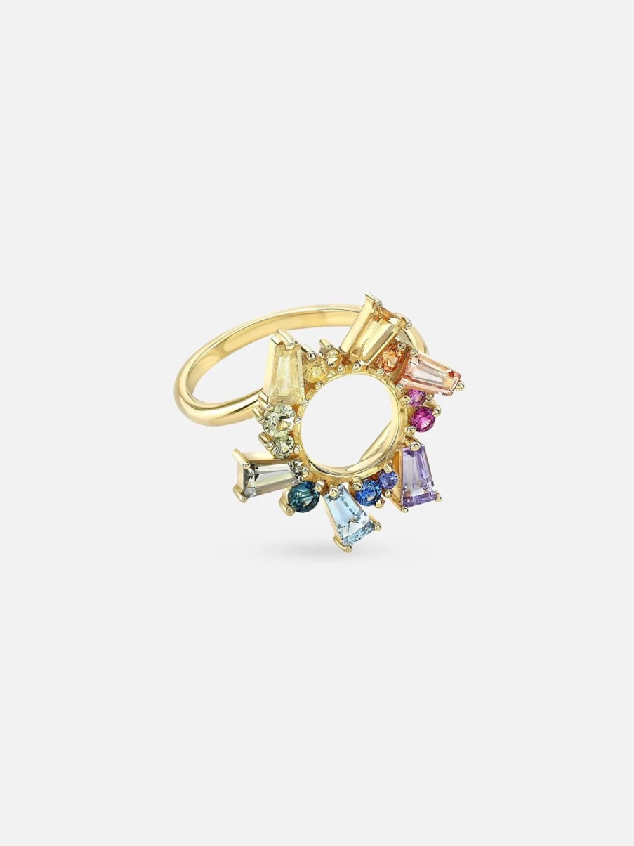 Meredith Young Rainbow Sapphire Ring – Genuine Multicolor Sapphire Jewelry for Women
