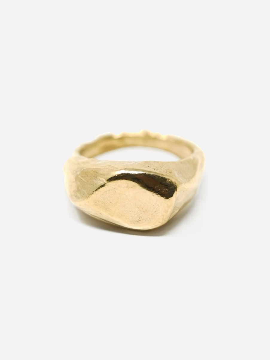 Mandy Reid Dylan Yellow Gold Ring for Women - 18K Solid Gold Band, Elegant Jewelry Gift