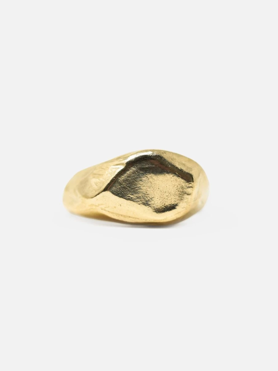 Mandy Reid Dylan Yellow Gold Ring for Women - 18K Solid Gold Band, Elegant Jewelry Gift