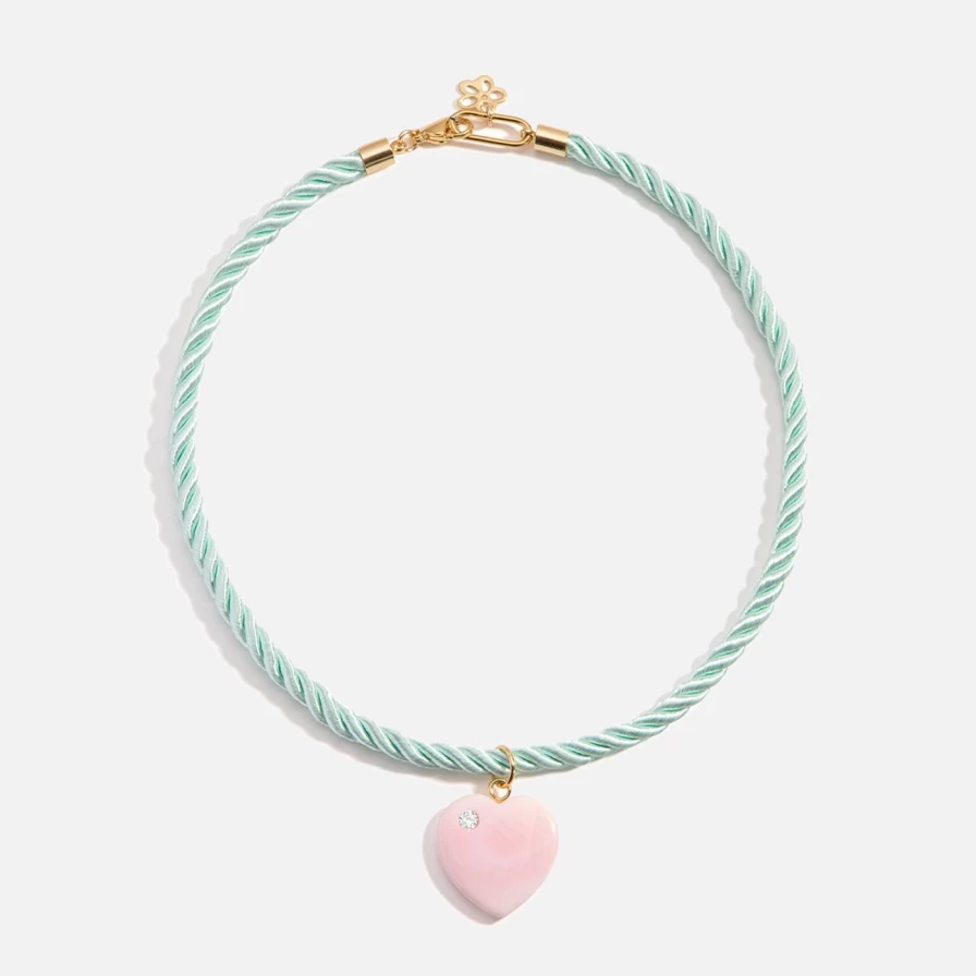 NOTTE Heart Pendant Seaside Souvenir Necklace - Beach Holiday Gift for Her