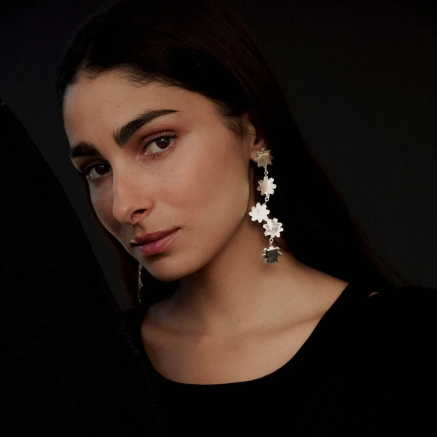 Ariana Boussard-Reifel Orion Sterling Silver Earrings – Medium Size
