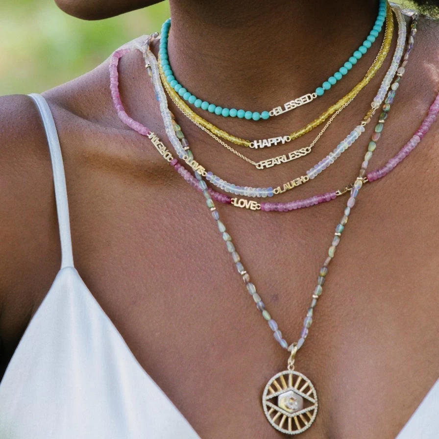 Eden Presley Beaded Necklace – Handmade Boho Chic Jewelry for Women