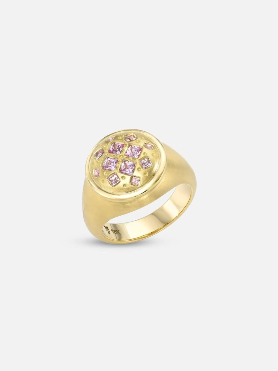 Meredith Young Sunset Sapphire Pinky Ring - Elegant Gemstone Jewelry for Women