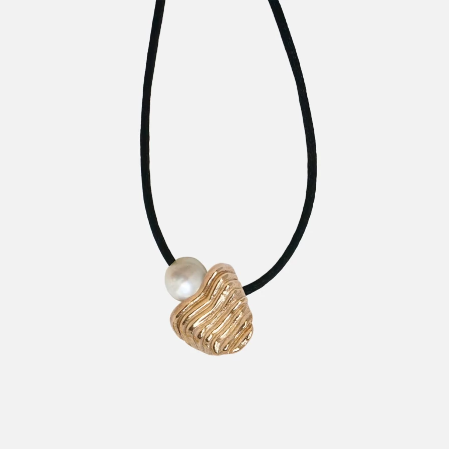 Anita Berisha Natural Pearl Formation Pendant - Elegant Handcrafted Jewelry for Women