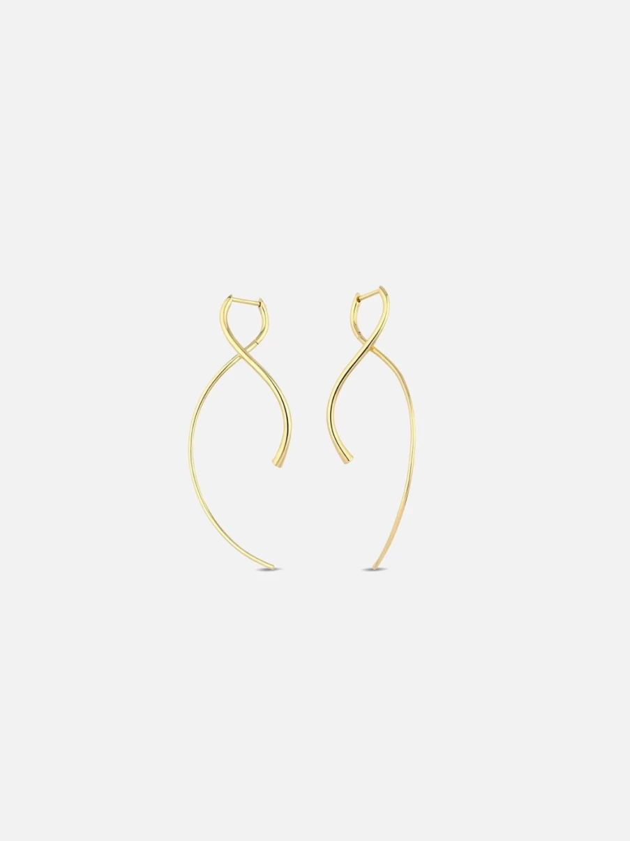 Kloto Helix Earrings – Stylish Spiral Hoop Earrings for Women, 925 Sterling Silver