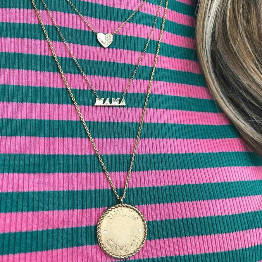 Ariel Gordon Jewelry Yellow Gold Name It Necklace - Personalized Custom Name Necklace