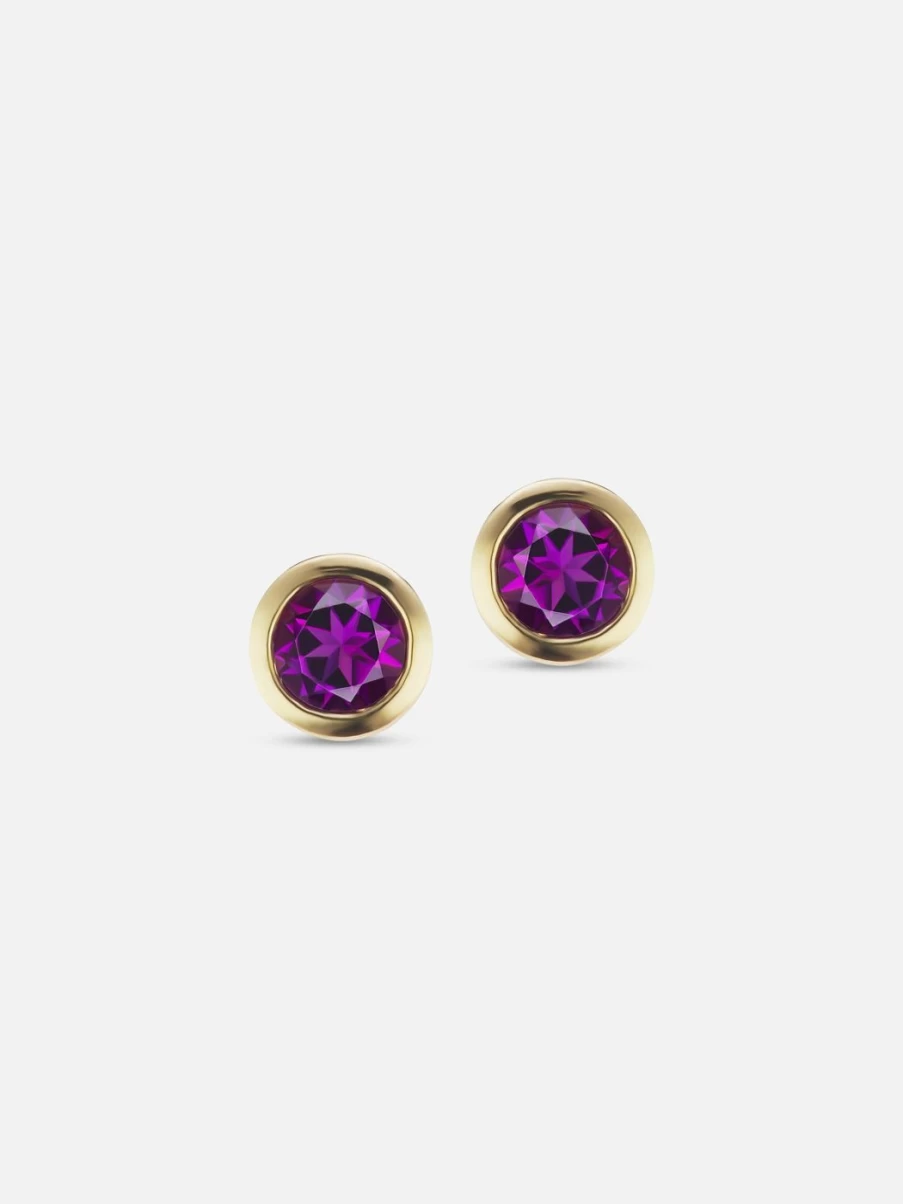 The Gild Gold Confetti Stud Earrings - Sparkling Party Dangle Earrings for Women