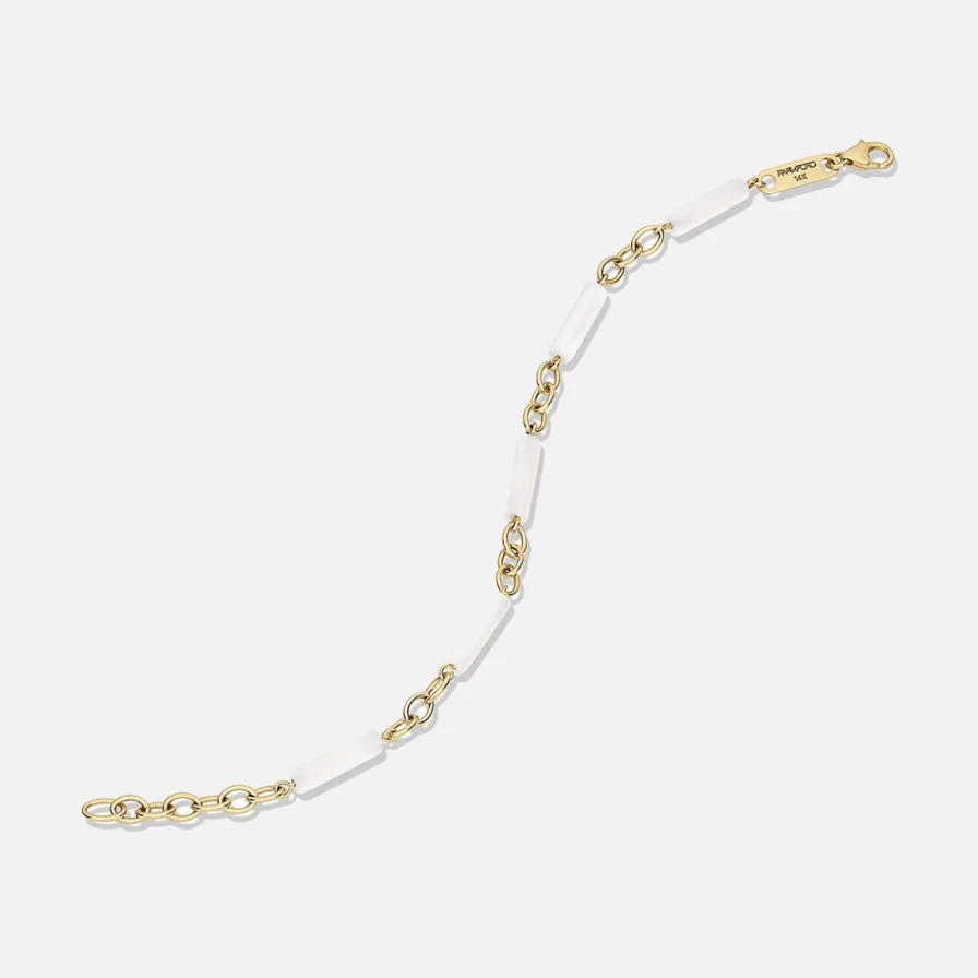 ParkFord Palace Bead Bracelet with Genuine Mother of Pearl for Women - Elegant Handmade Jewelry Gift