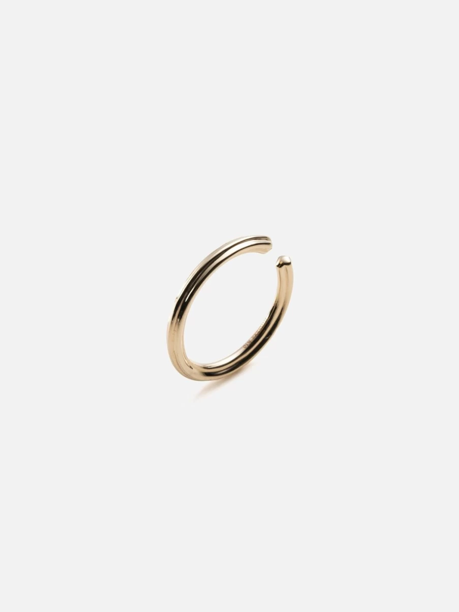 Hirotaka Large Dune Round Ear Cuff - Minimalist Boho Hoop Ear Cuff for Women