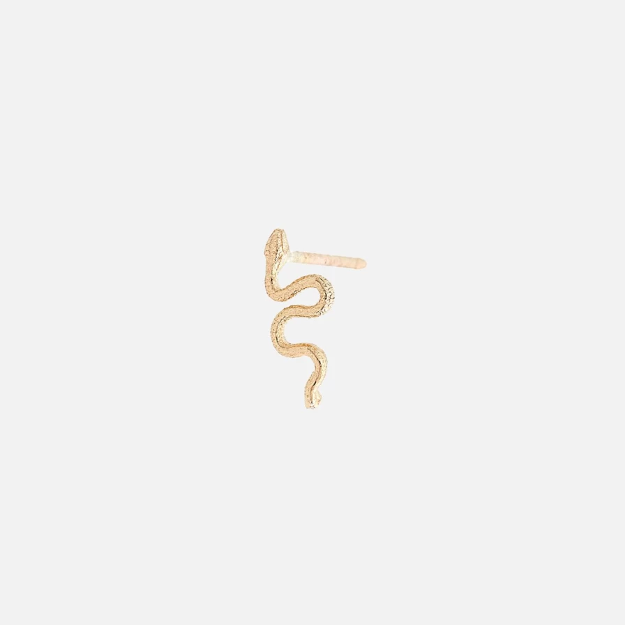 Talon Jewelry Tiny Snake Stud Earrings - Itty Bitty Stud Earrings for Women