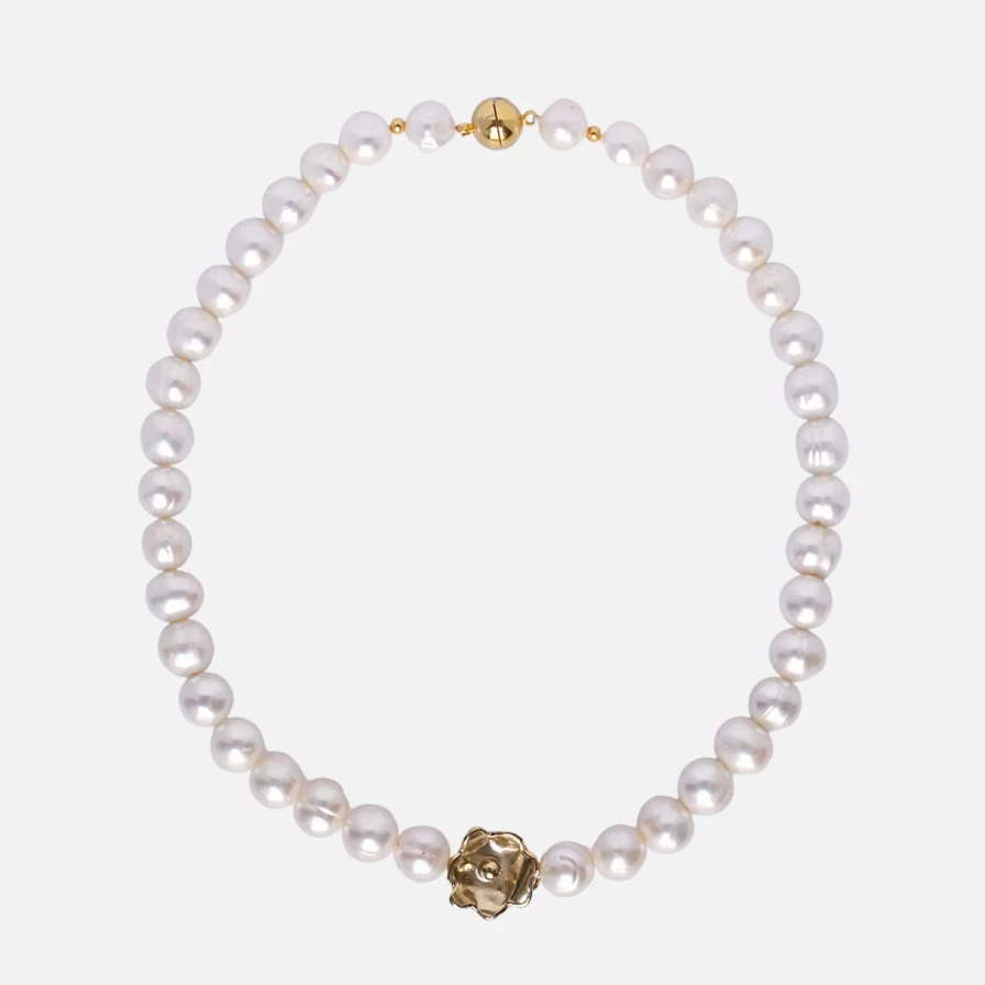 Anita Berisha Floral Collar Necklace - In The Bloom Of Life Collection