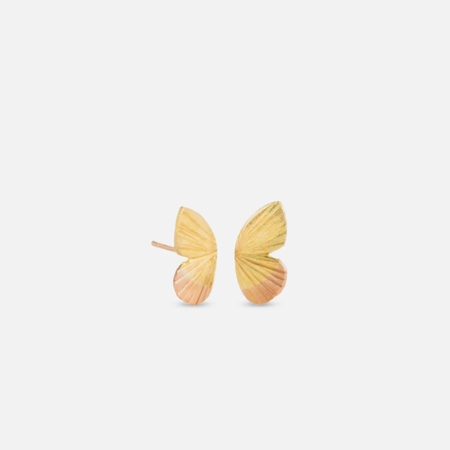 James Banks Design Baby Asterope Stud Earrings - Minimalist Gold Studs for Infants