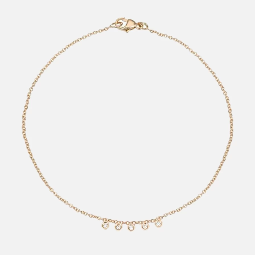 Ariel Gordon Mini Diamond Dash Bracelet - Elegant Sterling Silver Tennis Bracelet for Women