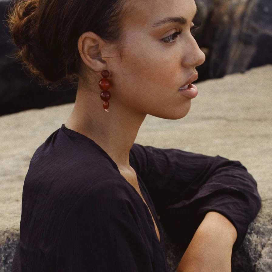 Anita Berisha Balmy Earrings – Elegant Handmade Dangle Earrings for Women