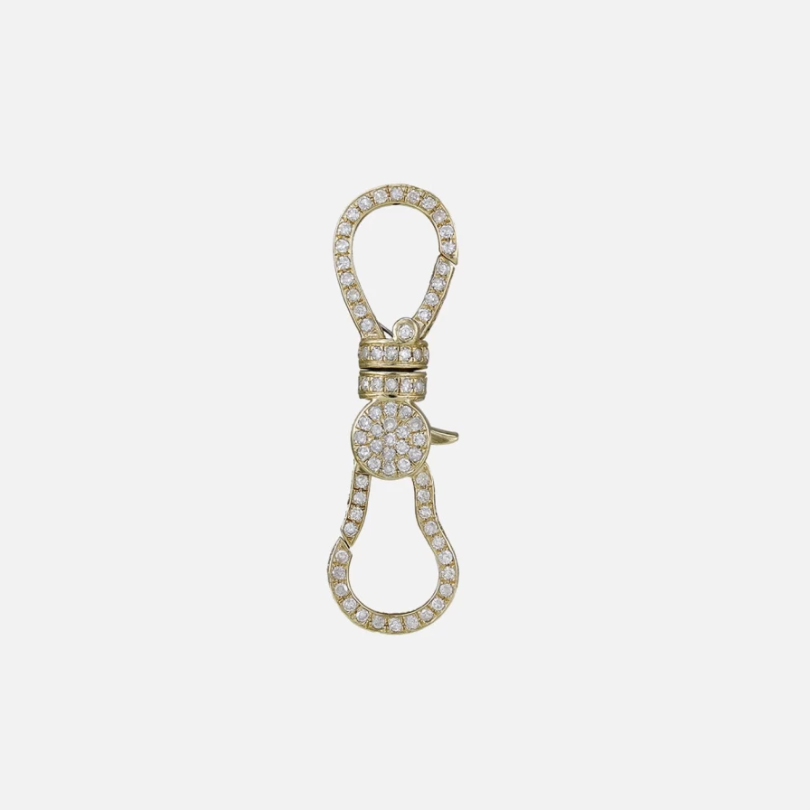 Lionheart Diamond Dog Clip Swivel Connector – Heavy Duty Pet Leash Clip with Secure Lock for Training, Walking, and Outdoor Activities