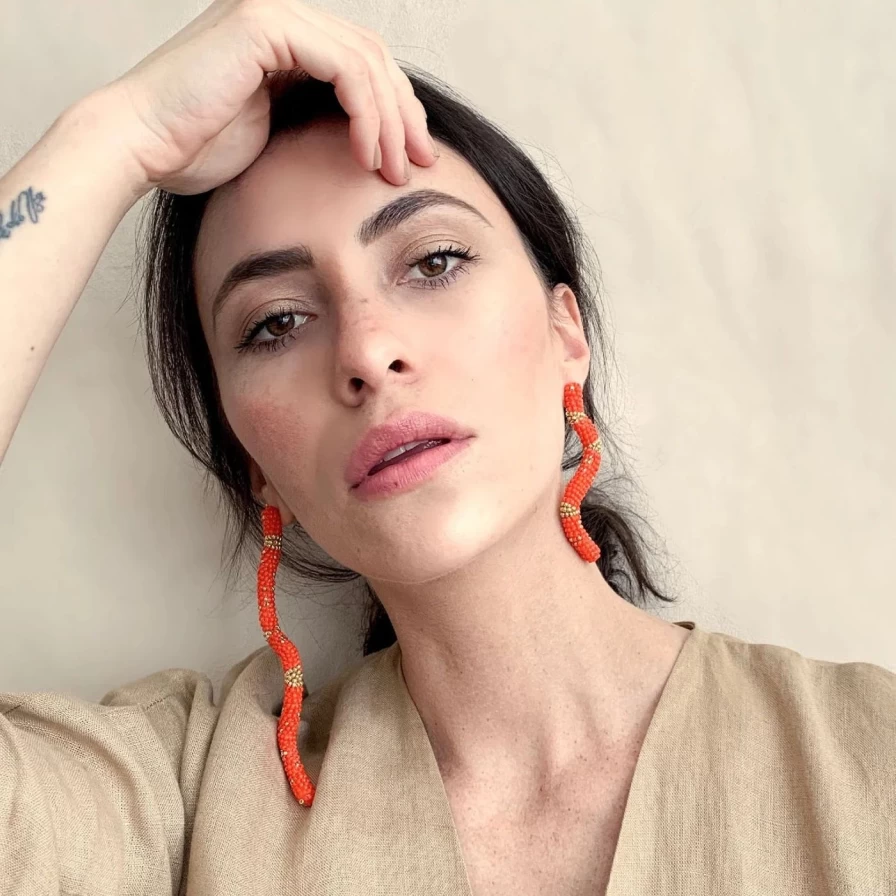 Susana Vega Green Mint Onna Earrings – Handcrafted Bohemian Dangle Earrings for Women