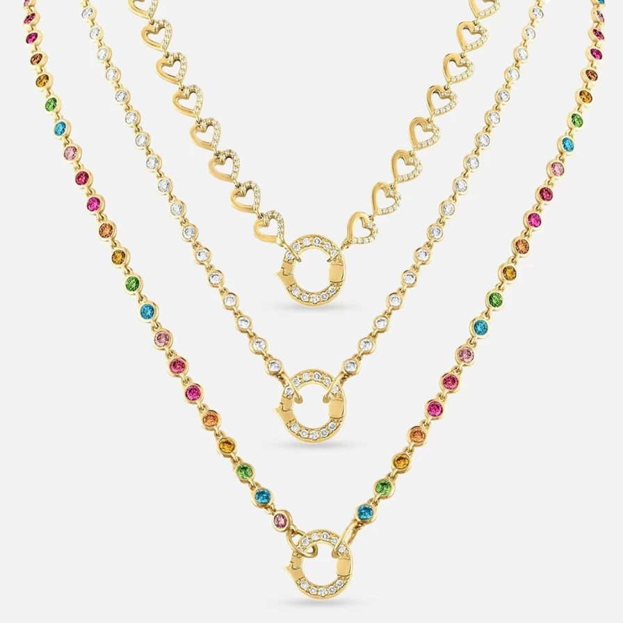 "Eden Presley 16-Inch Gold Plated Closure Necklace for Women - Elegant Layering Chain"