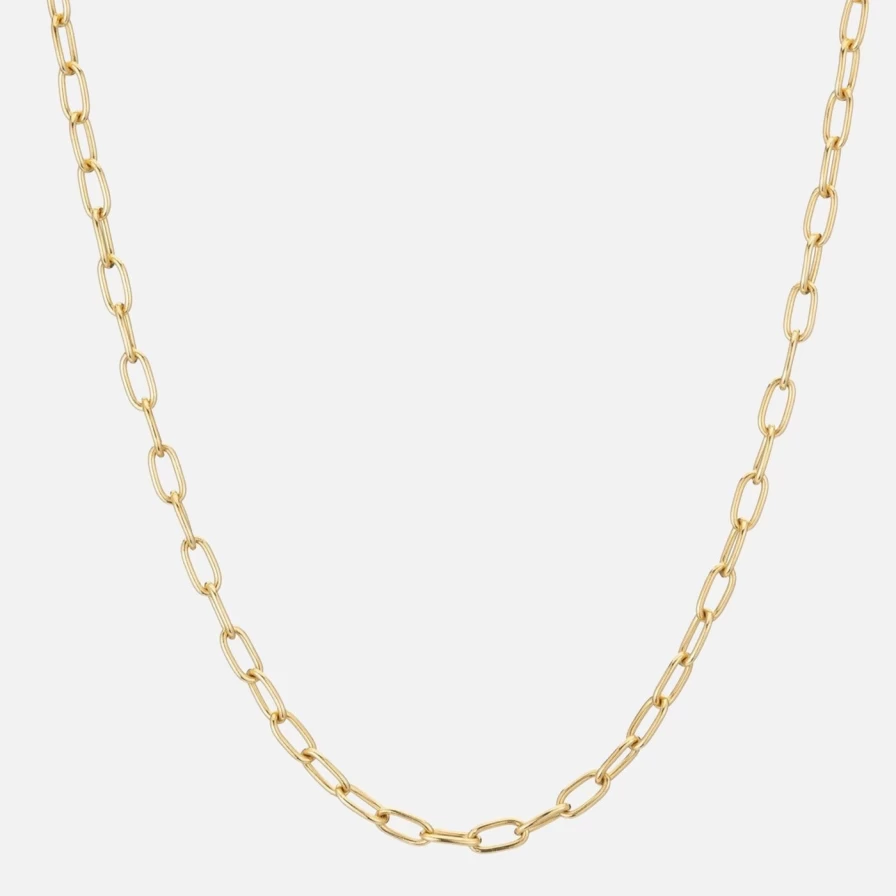 Ariel Gordon Jewelry Petite Classic Link Chain Necklace - Dainty Gold or Silver Minimalist Necklace for Women