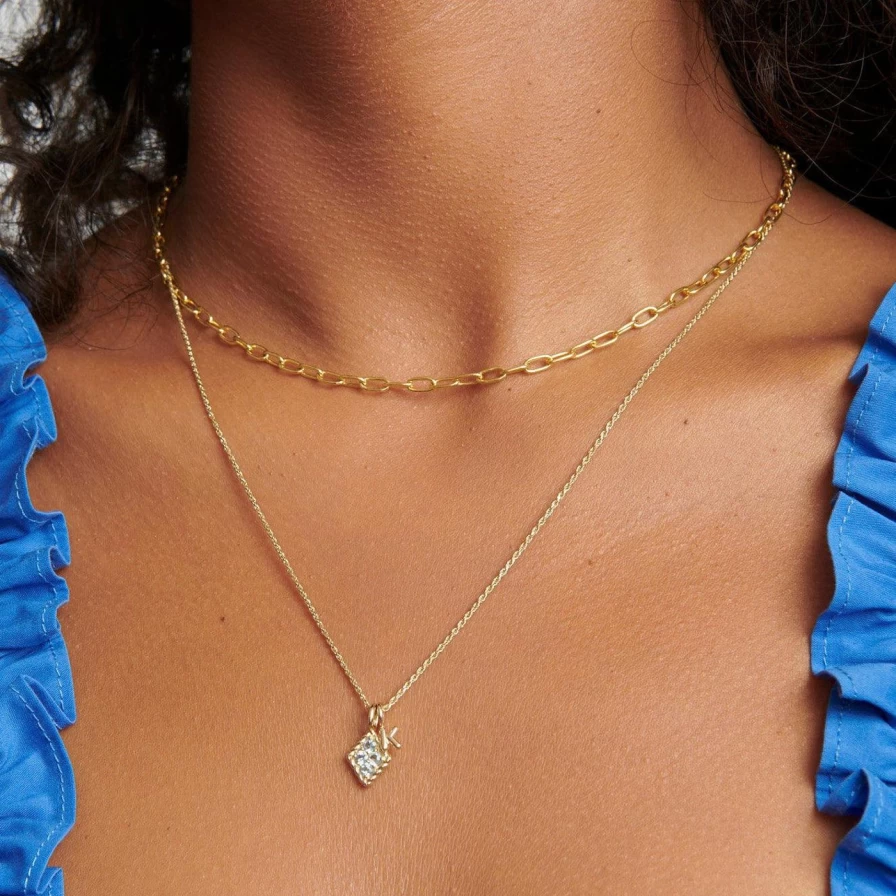 Ariel Gordon Jewelry Petite Classic Link Chain Necklace - Dainty Gold or Silver Minimalist Necklace for Women