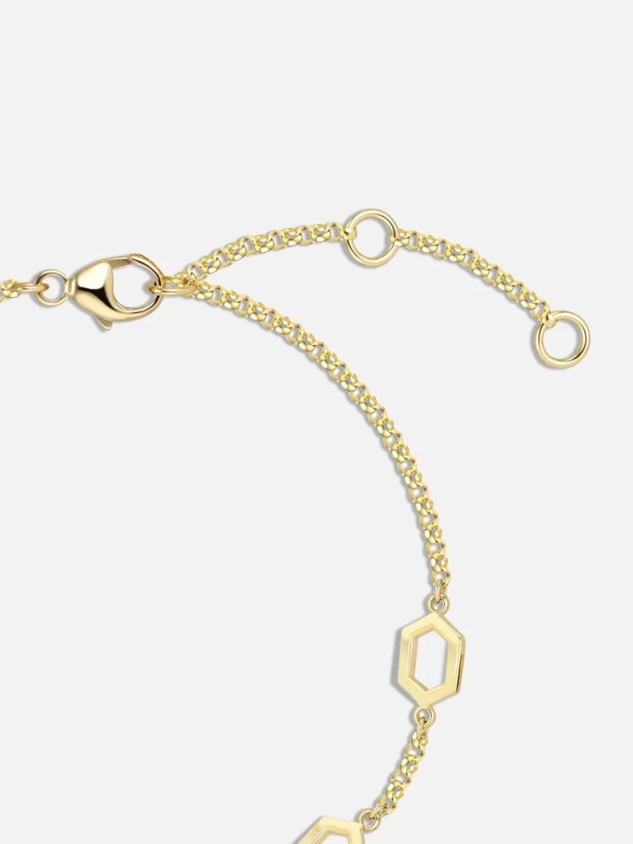 Noor Shamma Minimalist Luz Plain Bracelet - Elegant Simple Bangle for Women