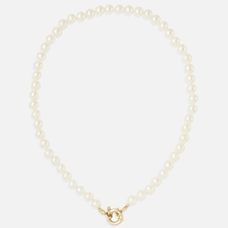 "Encirkled Jewelry Elegant Freshwater Pearl Necklace – Timeless Women’s Jewelry Gift"