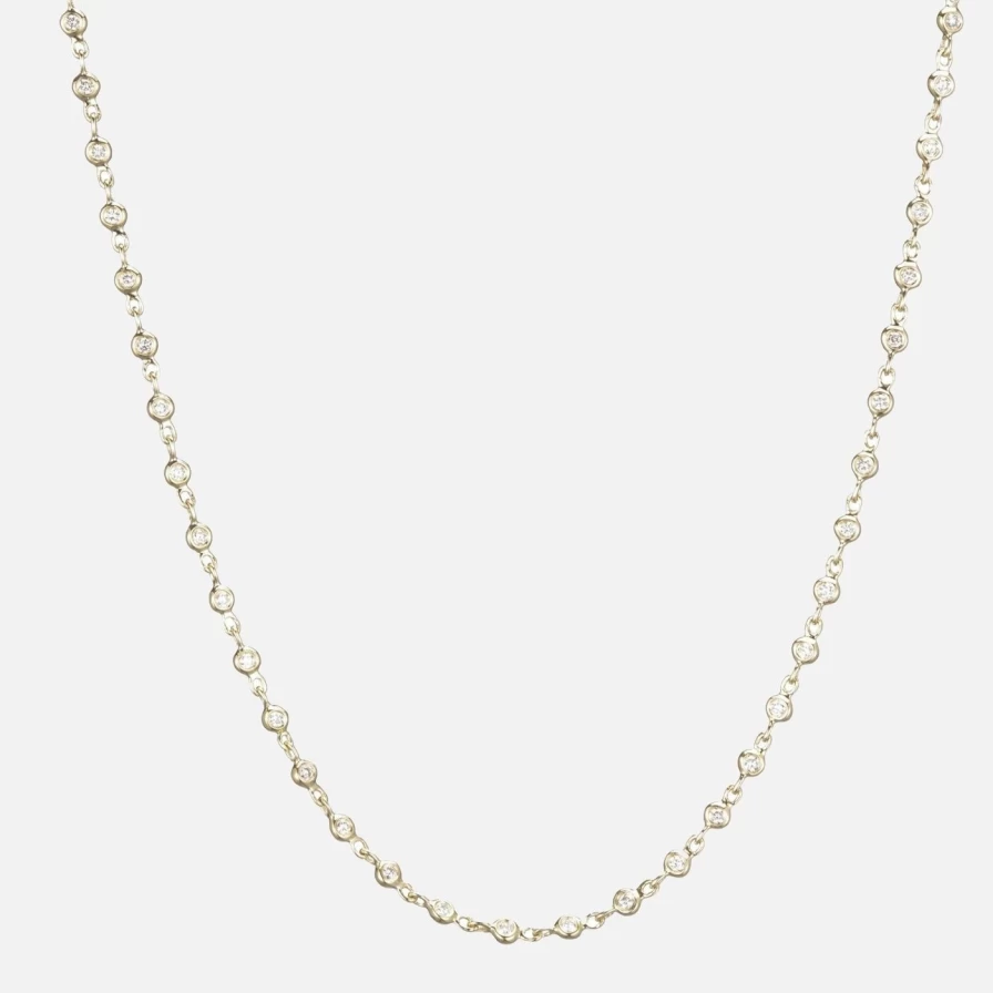 Ariel Gordon Diamond Ember Necklace - Handcrafted 14K Gold Pendant with Genuine Gemstones