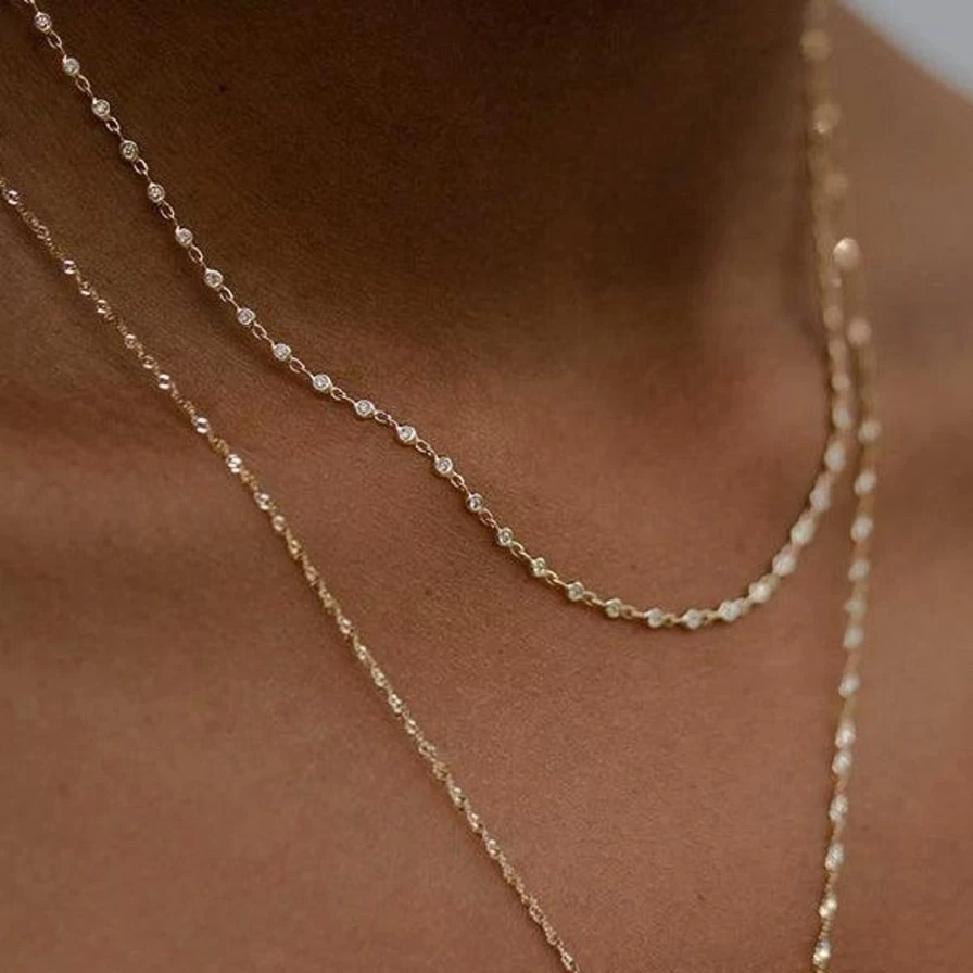 Ariel Gordon Diamond Ember Necklace - Handcrafted 14K Gold Pendant with Genuine Gemstones