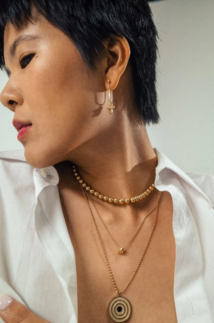 EMBLM Fine Jewelry Jumbo Ball Pendant Necklace - Elegant Statement Jewelry for Women
