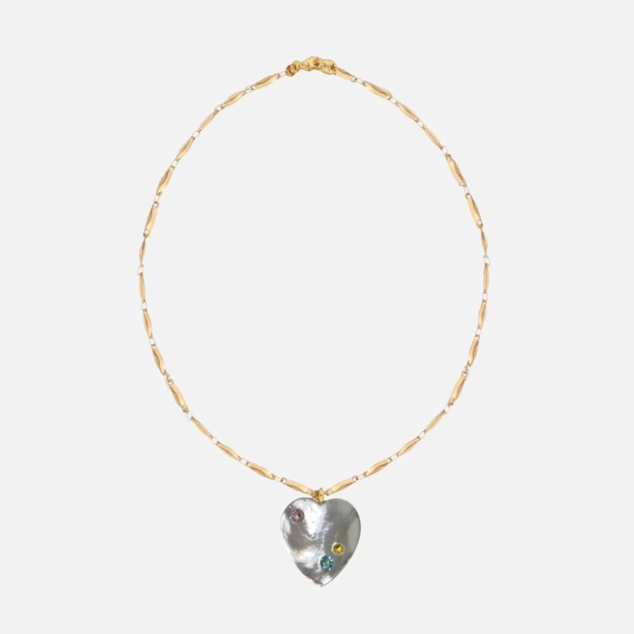 NOTTE Heart To Heart Glow Necklace - Romantic LED Light Up Pendant for Couples Gifts