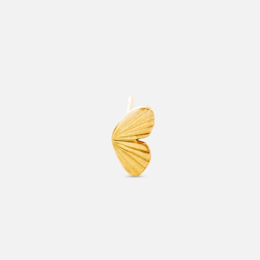 James Banks Design Tiny Baby Asterope Single Wing Stud Earrings - Delicate Stud Earrings for Women