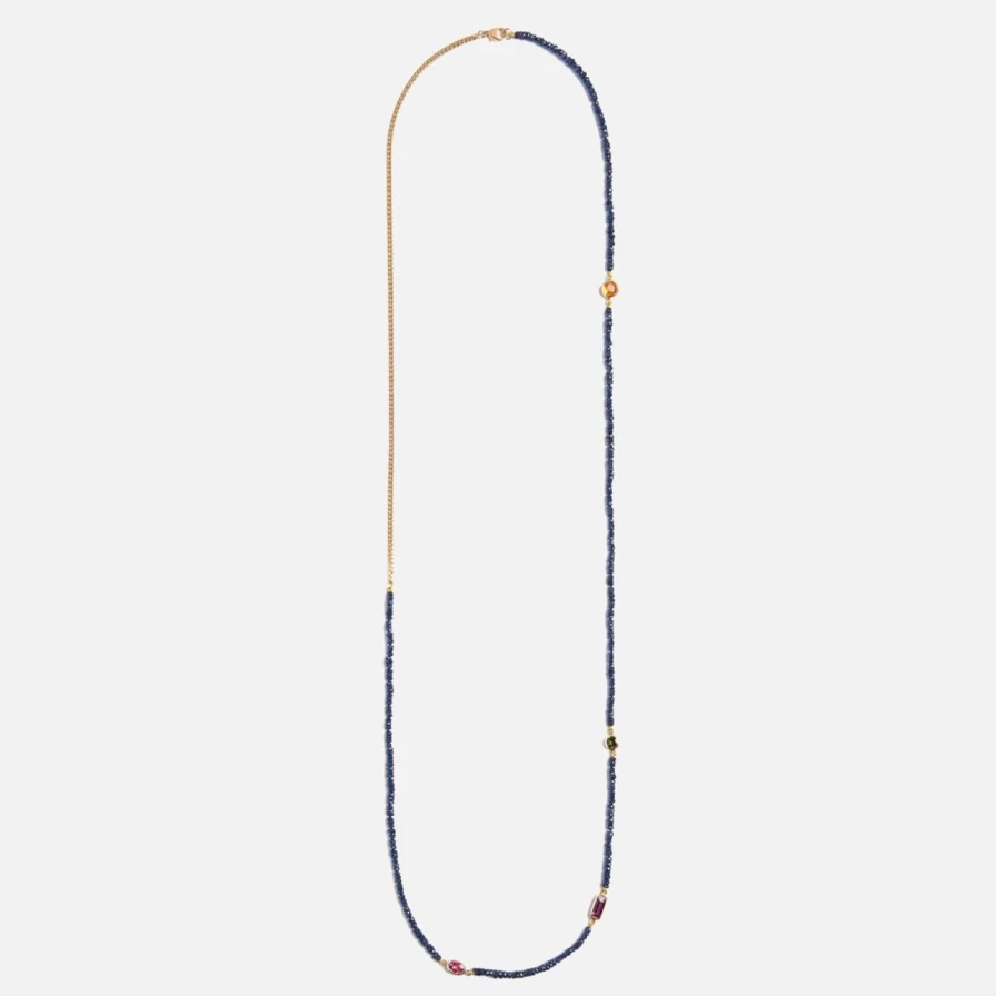 Objet-a Deep Blue Sapphire Pendant - The Blue Hour Collection